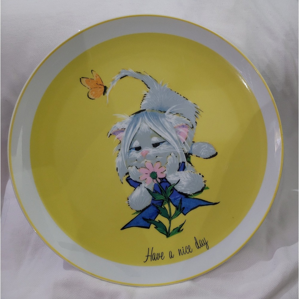 Friendly Greeters Sunshine, Plate Have A Nice Day, by Pete Hawley, decor plate